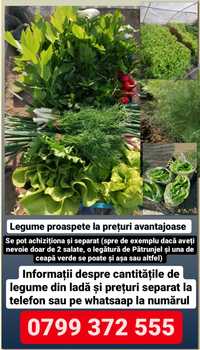 Vând legume proaspete