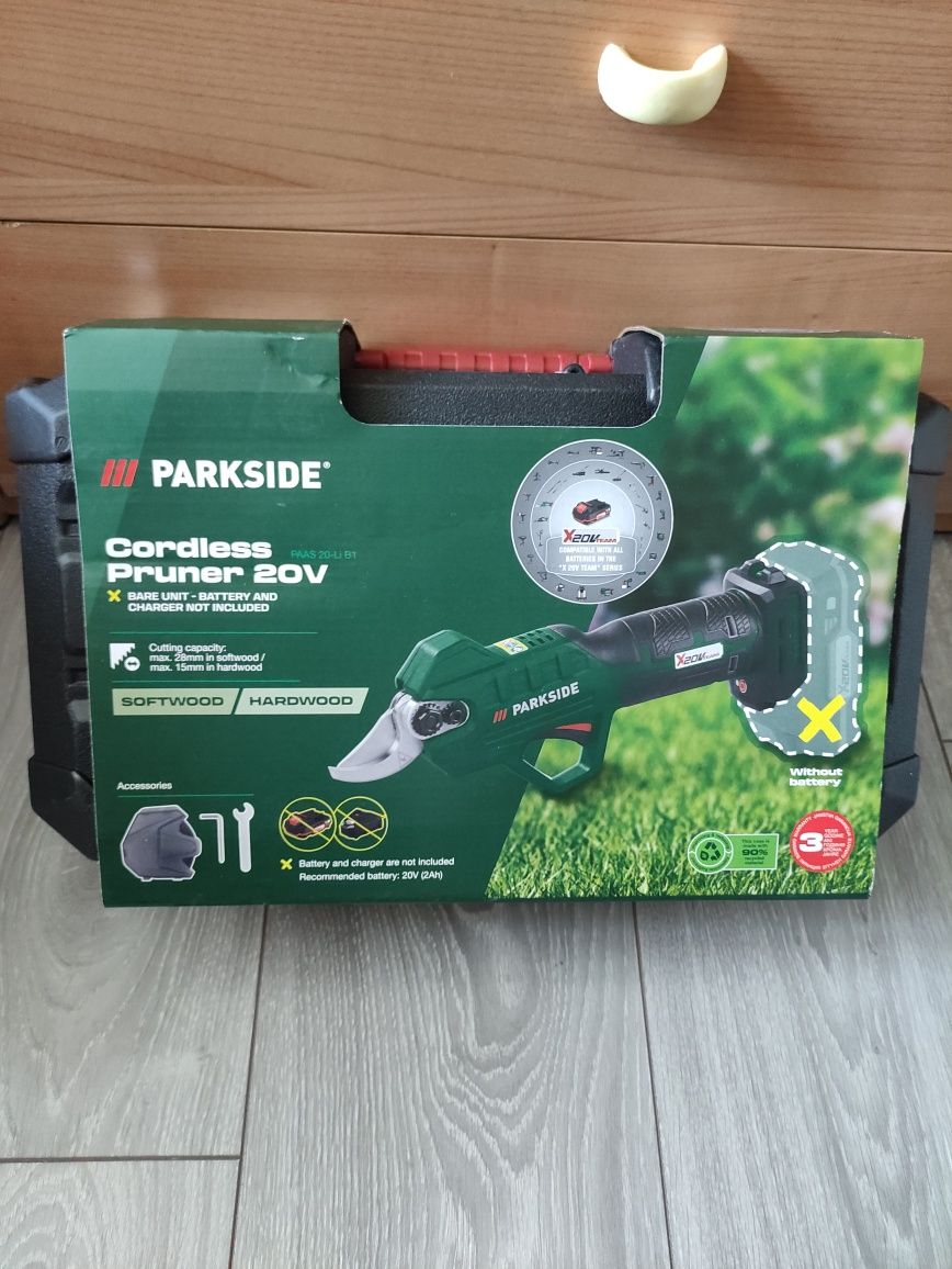 Parkside foarfeca electrica pentru crengi pe baterie de 20 V