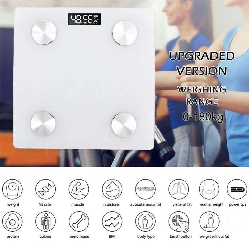 Smart Electronic LED Цифрова везна  с Bluetooth