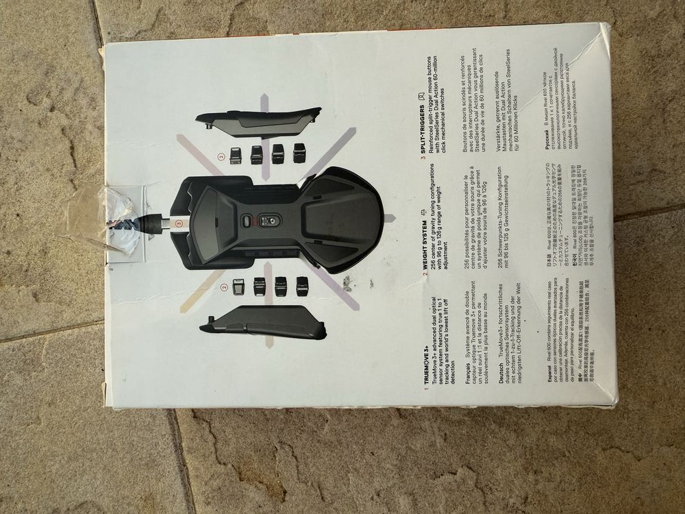 Геймърска мишка SteelSeries Rival 600