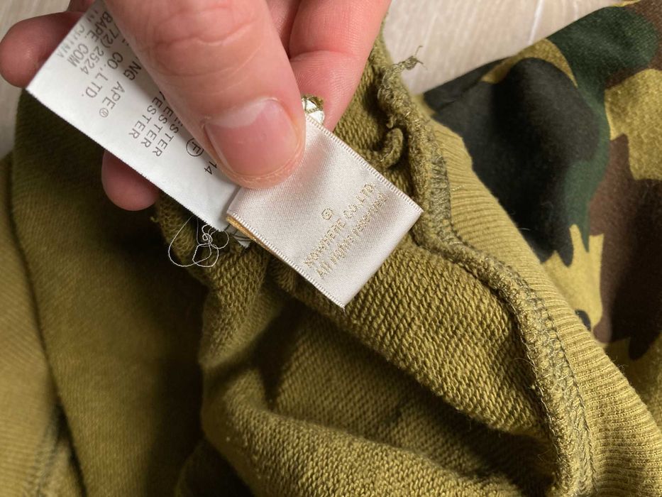 A Bathing Ape 1ST CAMO Bape SHARK камуфлажна блуза фланела M