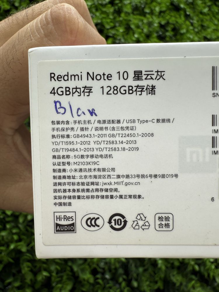 Redmi Note 10 5G  4/128GB Sotiladi