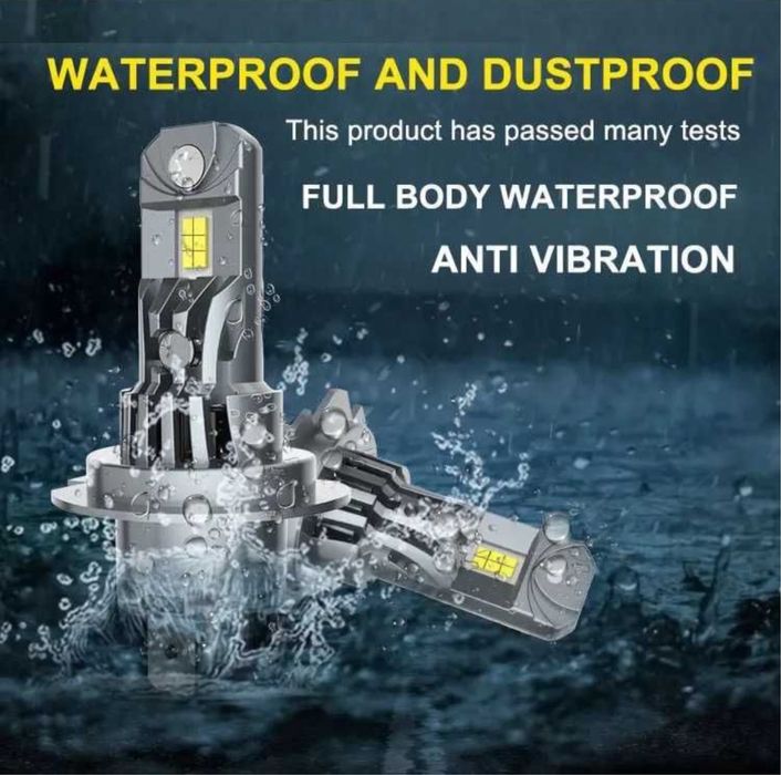 H7 Диодни крушки 180W LED Крушки H7 за директен монтаж