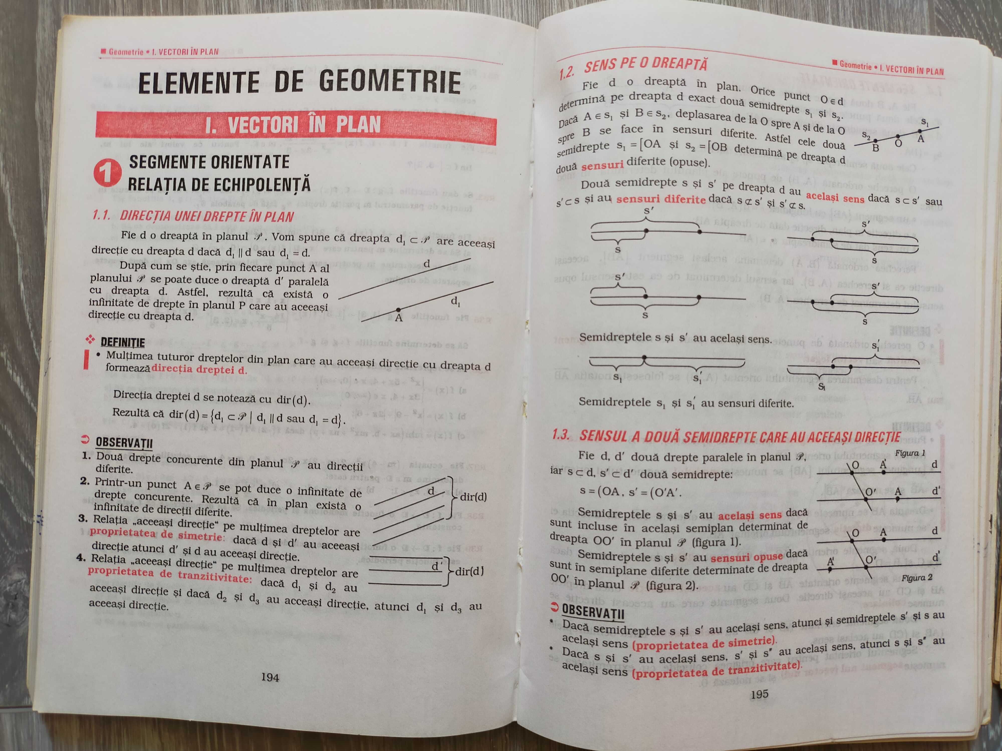 Teste matematică,manuale liceu, livrare gratuită