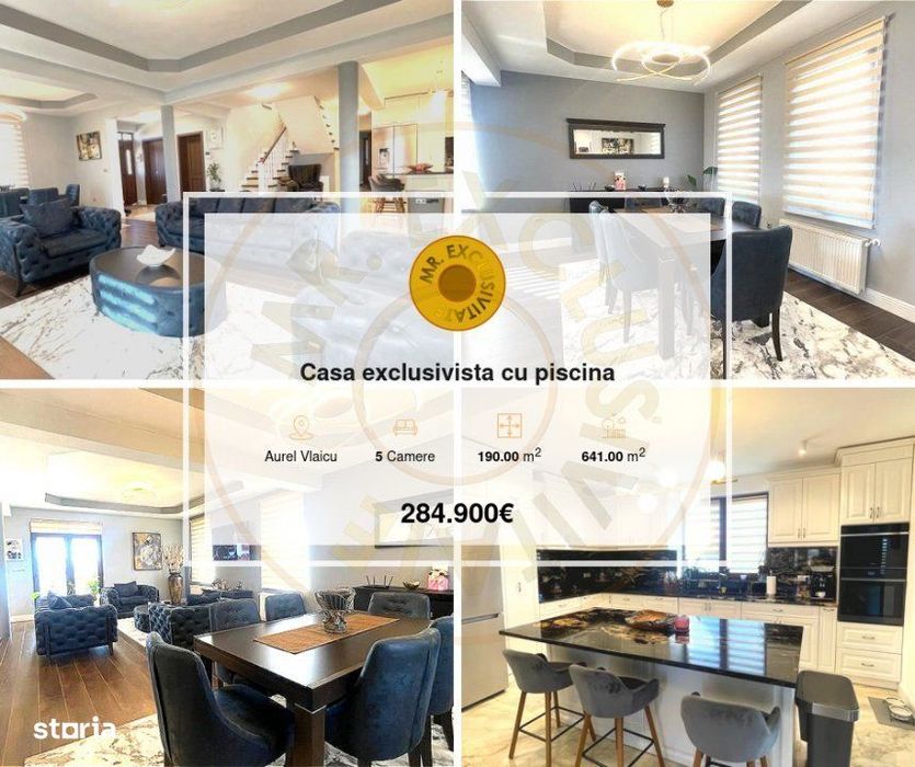 Casa exclusivista cu piscina