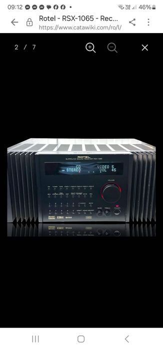 Statie Rotel - RSX-1065 - Receiver multicanal