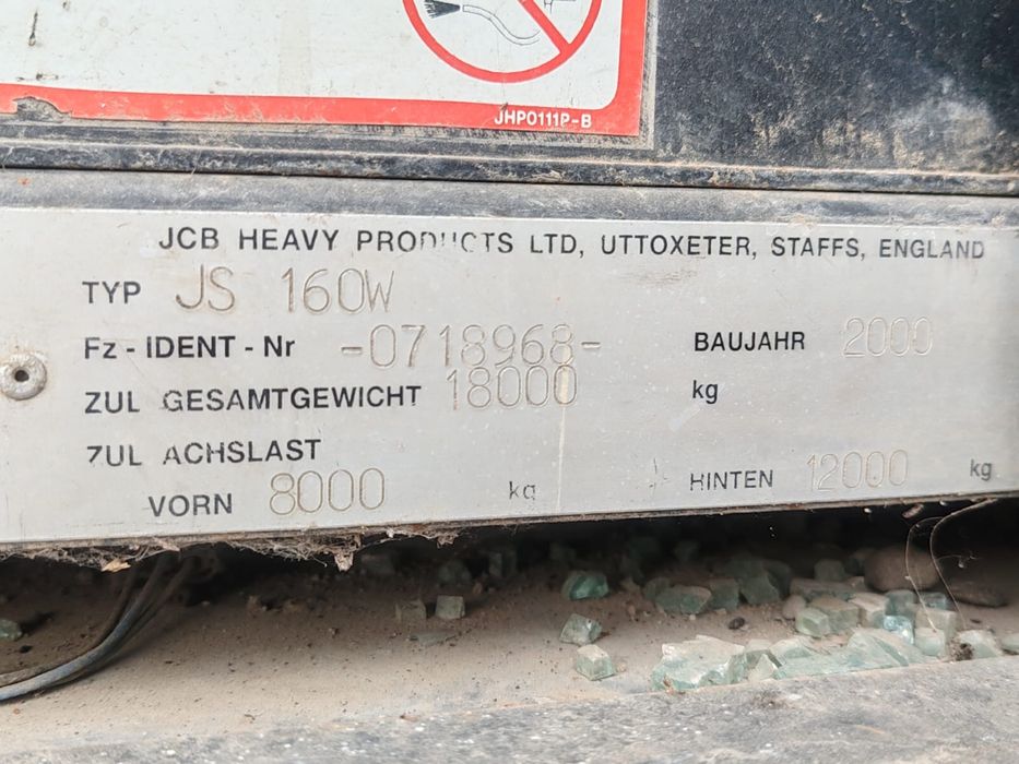 Coroana rotire si pinion JCB JS160W An 2000