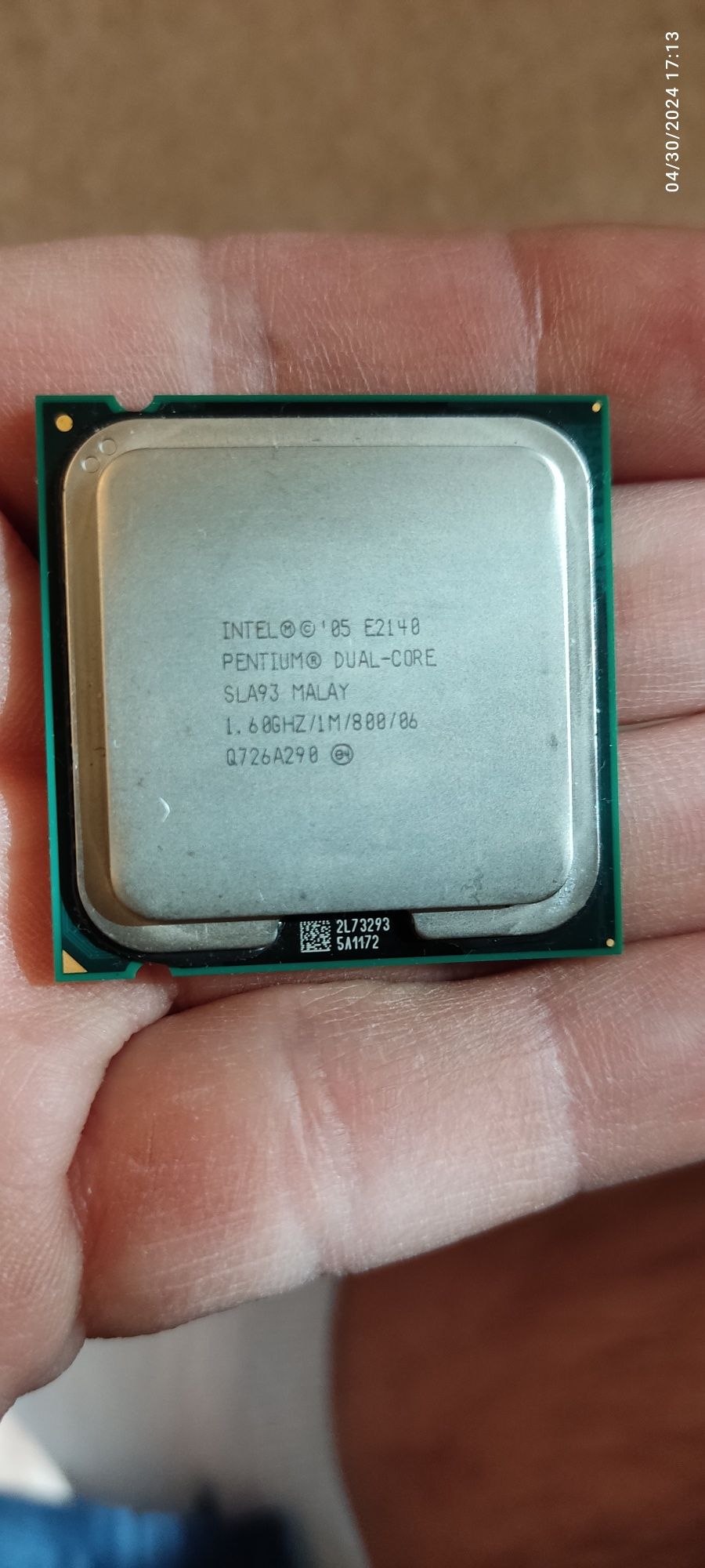 Intel Pentium Processor E2140
1M Cache, 1.60 GHz, 800 MHz FSB