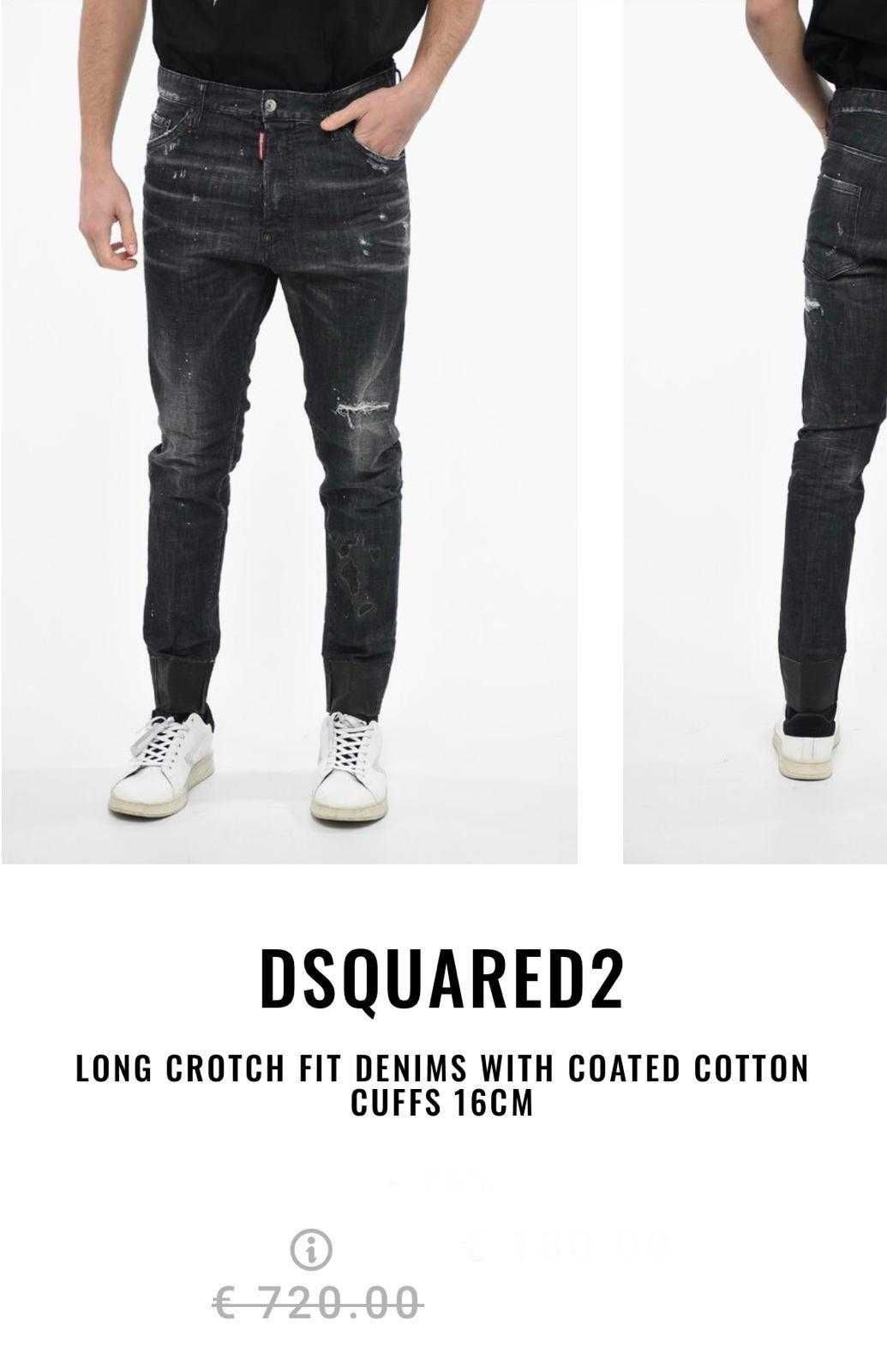 Dsquared2 blugi, modelul nou 46-48 italy, sau S-M, retail 725 euro