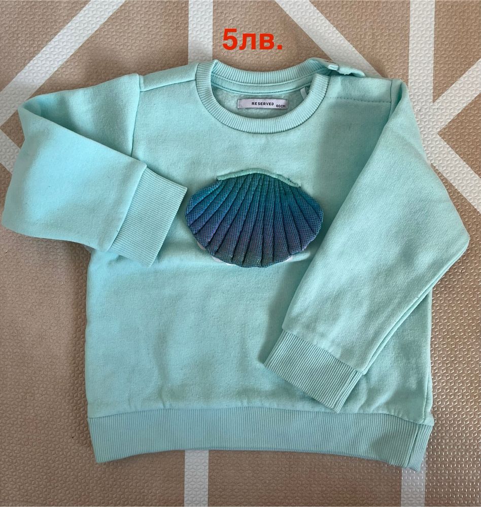 Блузи за момиченце размери 80/98