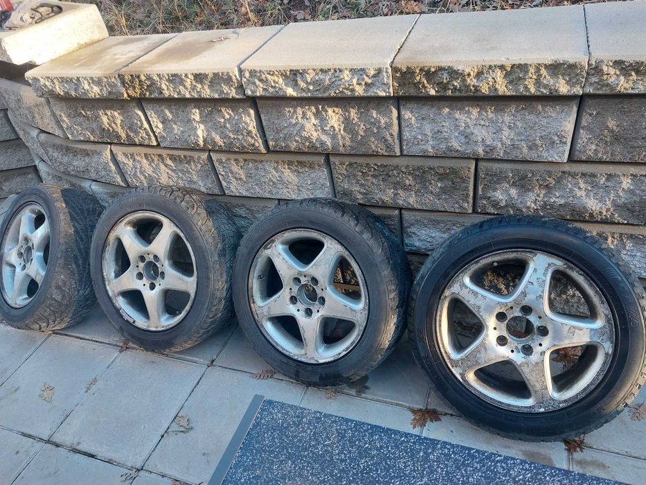 Гуми 16 цола с джанти за Мрцедес  С клас W203 В203 205/55/16 7Jx16H2