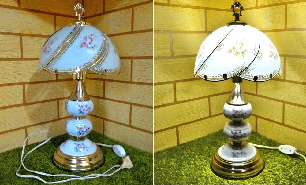 Две настольные лампы. Стиль Романтик. Производство Турция.