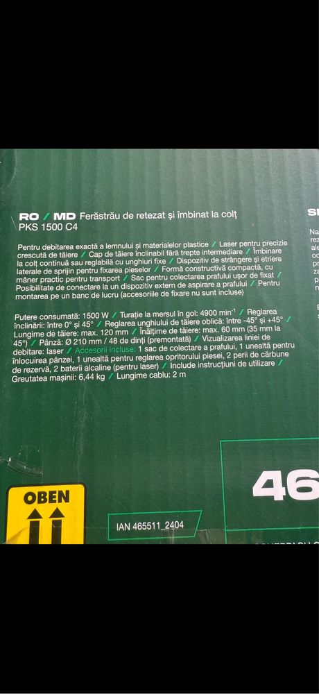Fierastrau circular 1500w Parkside