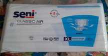 Scutece adult Seni Classic Air, masura XL 30 bucati - Livrare gratuita