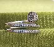 Дамски пръстен стил CartieR, сребро, N51