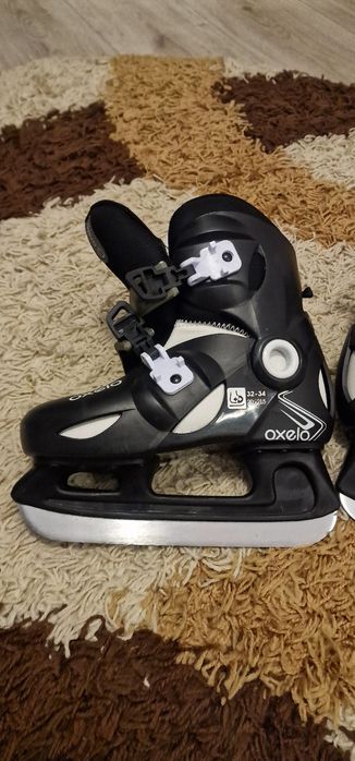 Patine gheață Play 3 Negru Decathlon NOI