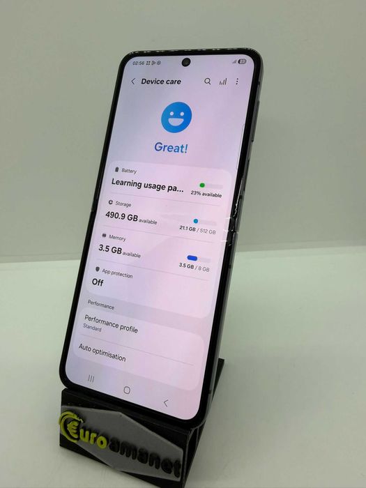 Telefon SAMSUNG Galaxy Z Flip5, 512GB, 8GB RAM, Graphite -A-