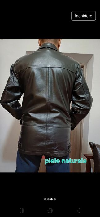 Geaca piele naturala