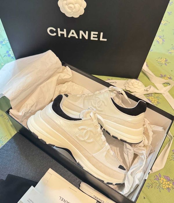 Sneakers Chanel - calitate premium 100% piele naturala