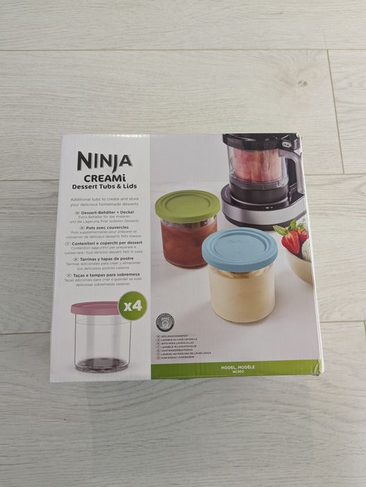 Ninja Creami NC300 + Dessert Tubs Lids -Sigilat-
