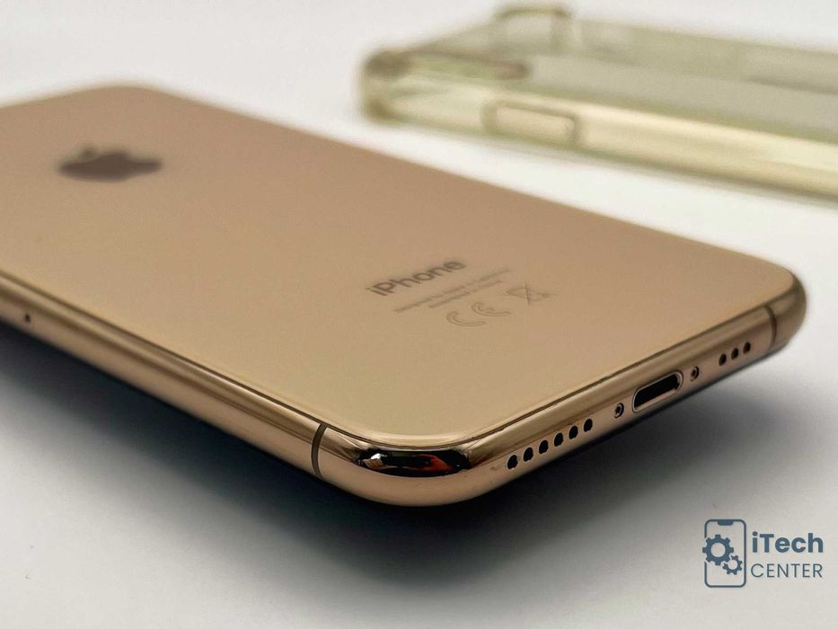 iPhone Xs, 64GB, Gold, 100% батерия, КАТО НОВ, ГАРАНЦИЯ!