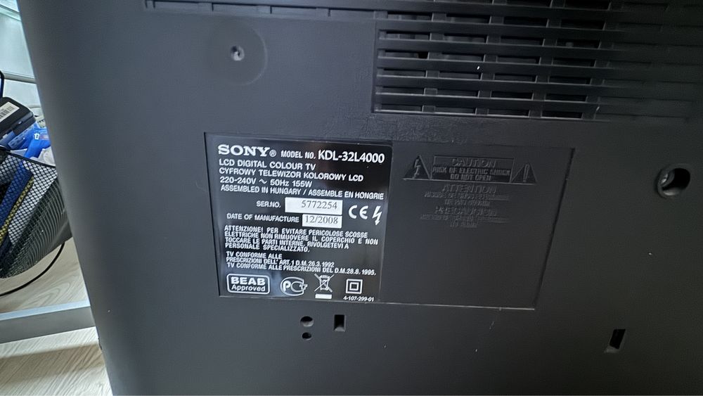TV LCD Sony Bravia.