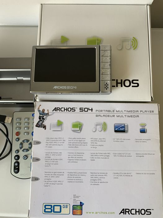 Archos 504 80 Gb Media Player portabil full box