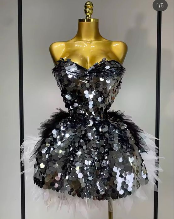 Rochie Silver Sakura pe comanda