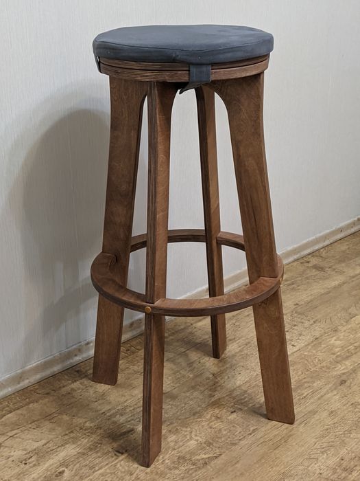 Барный стул/табурет с подушкой, высота 90 см