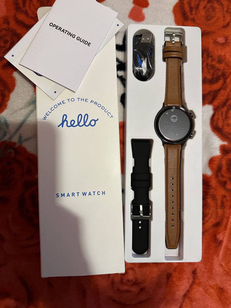 Smart Watch Black/ Brown