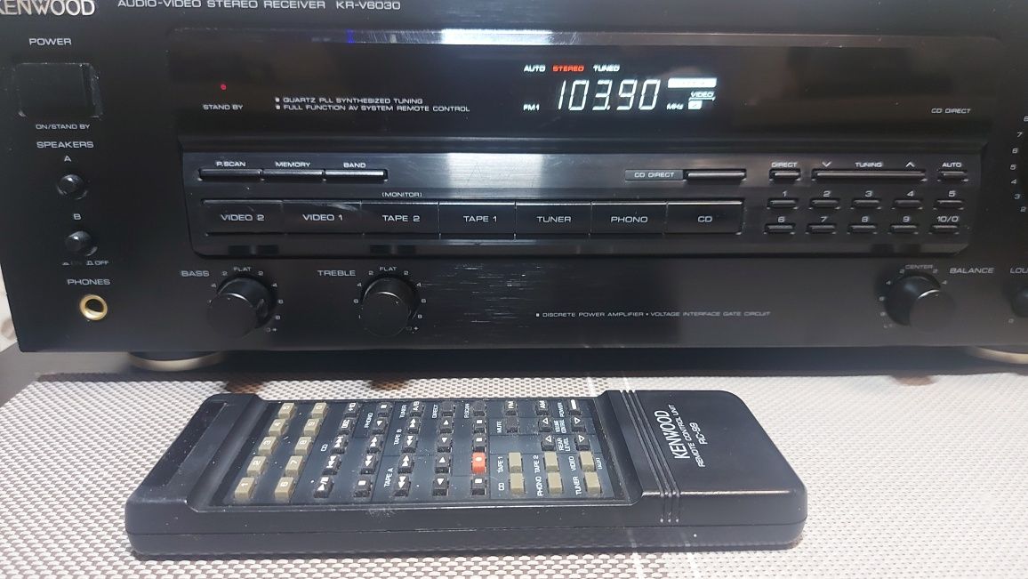 amplificator/receiver Kenwood+telecomanda