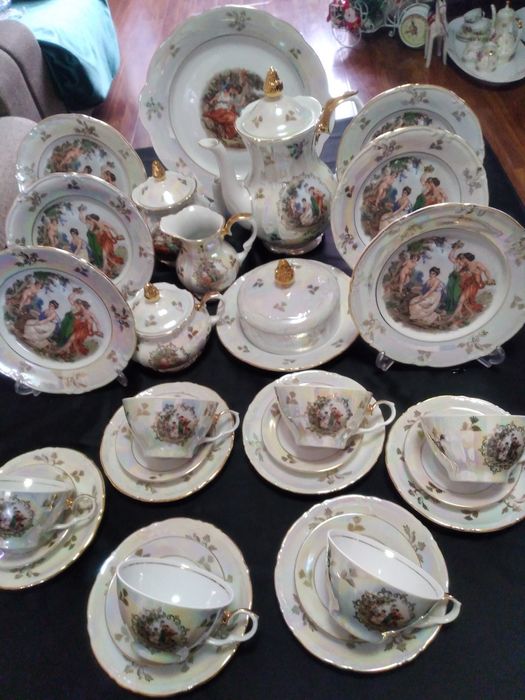 Чайный сервиз Мадонна немецская на 6 персон 30 придмета