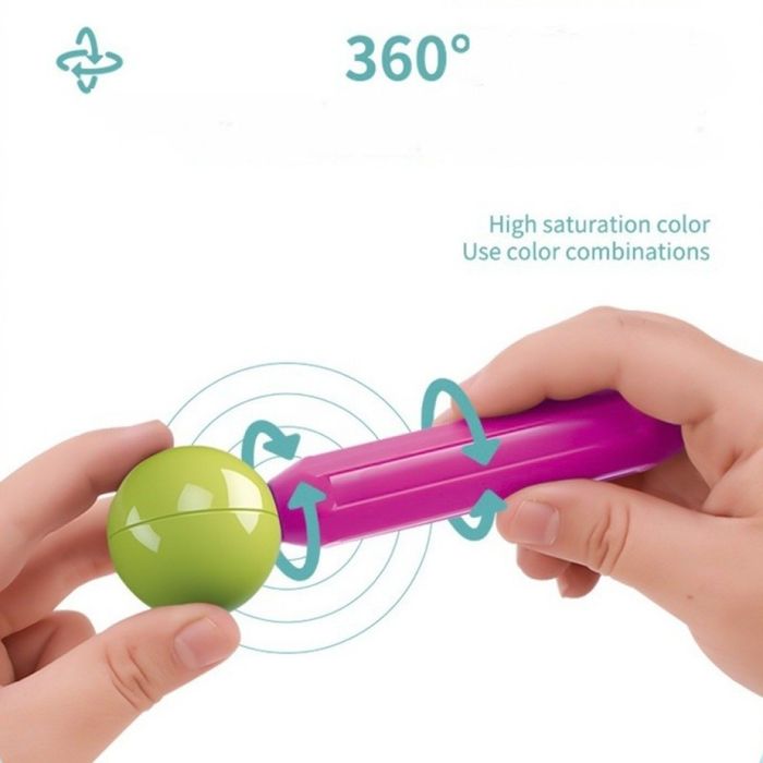 Бебешки комплект играчки - сглобяеми магнитни блокове, различен брой ч