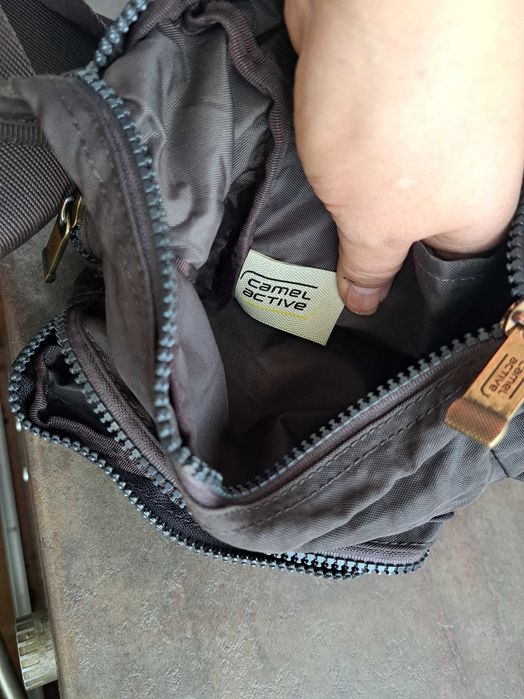мъжка чанта Camel ,малка текстилна чантичка,торба