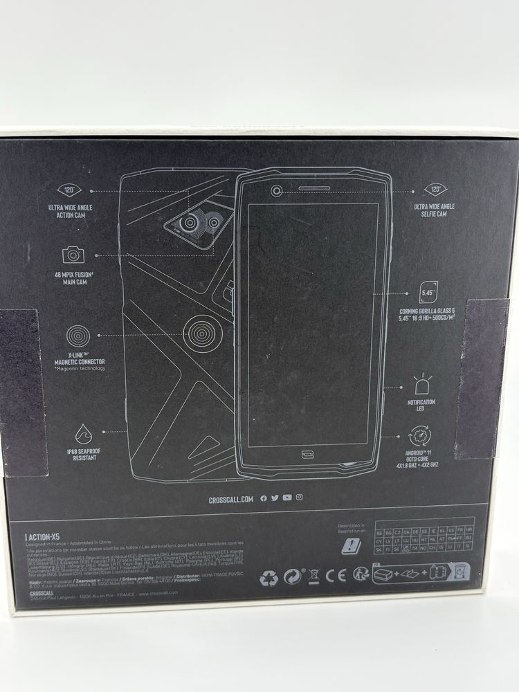 Crosscall ACTION-X5 Dual SIM, Rugged, waterproof, SIGILAT