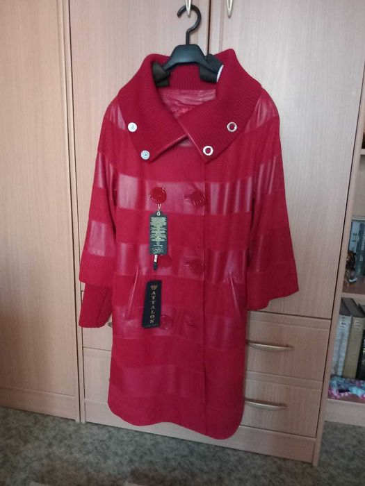 Плащь коженный натуральный