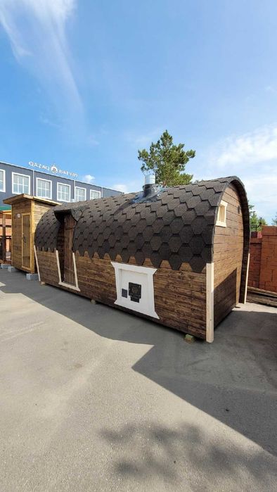 Баня Вагон 5х2,4м, готовая баня под ключ в наличии и под заказ