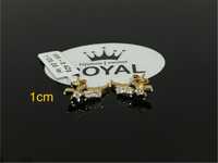 Bijuteria Royal CB : Cercei dama aur 14k 3,42gr 1cm