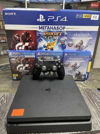 PS 4 Slim 1 TB в идеальном состоянии