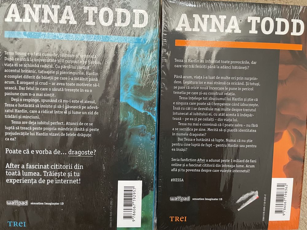 Anna Todd - volumele 1 și 4 NOI