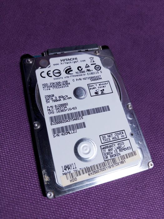Hitachi HDD 2.5″ 250 GB