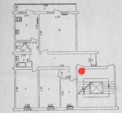 4-комнатная 96 м² | Кунаеваа , Мирабад, Grand Mir , Oybek metro