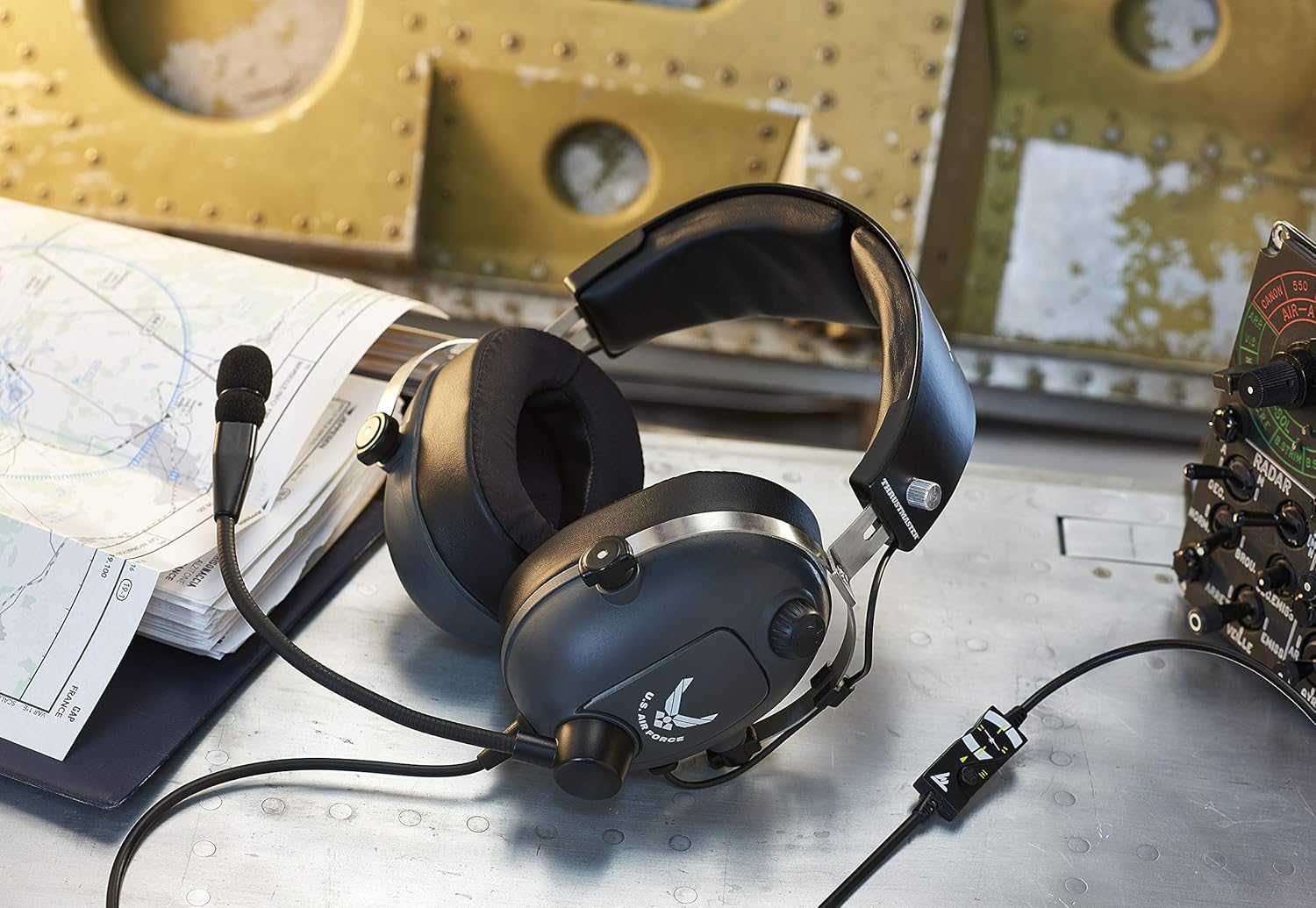 Гейминг Слушалки Thrustmaster T.Flight U.S. Air Force, Черни