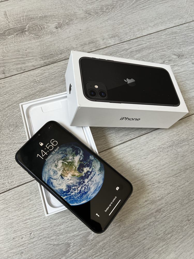 iPhone 11 Negru, 128 GB aproape Nou - Factura