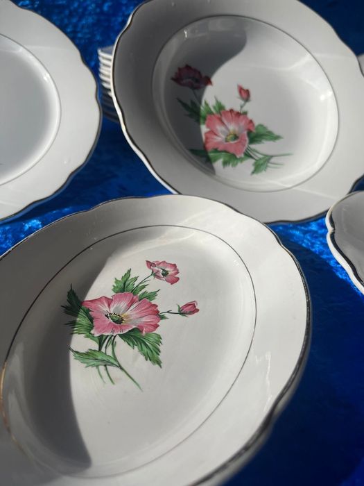 Френски сервиз за хранене Digoin & Sarreguemines – модел „Promo Lisett