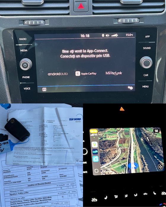 VW GOLF 7.5 Facelift An 2020 Comfortl ACC Tableta Applecar 1.6 116 Cp
