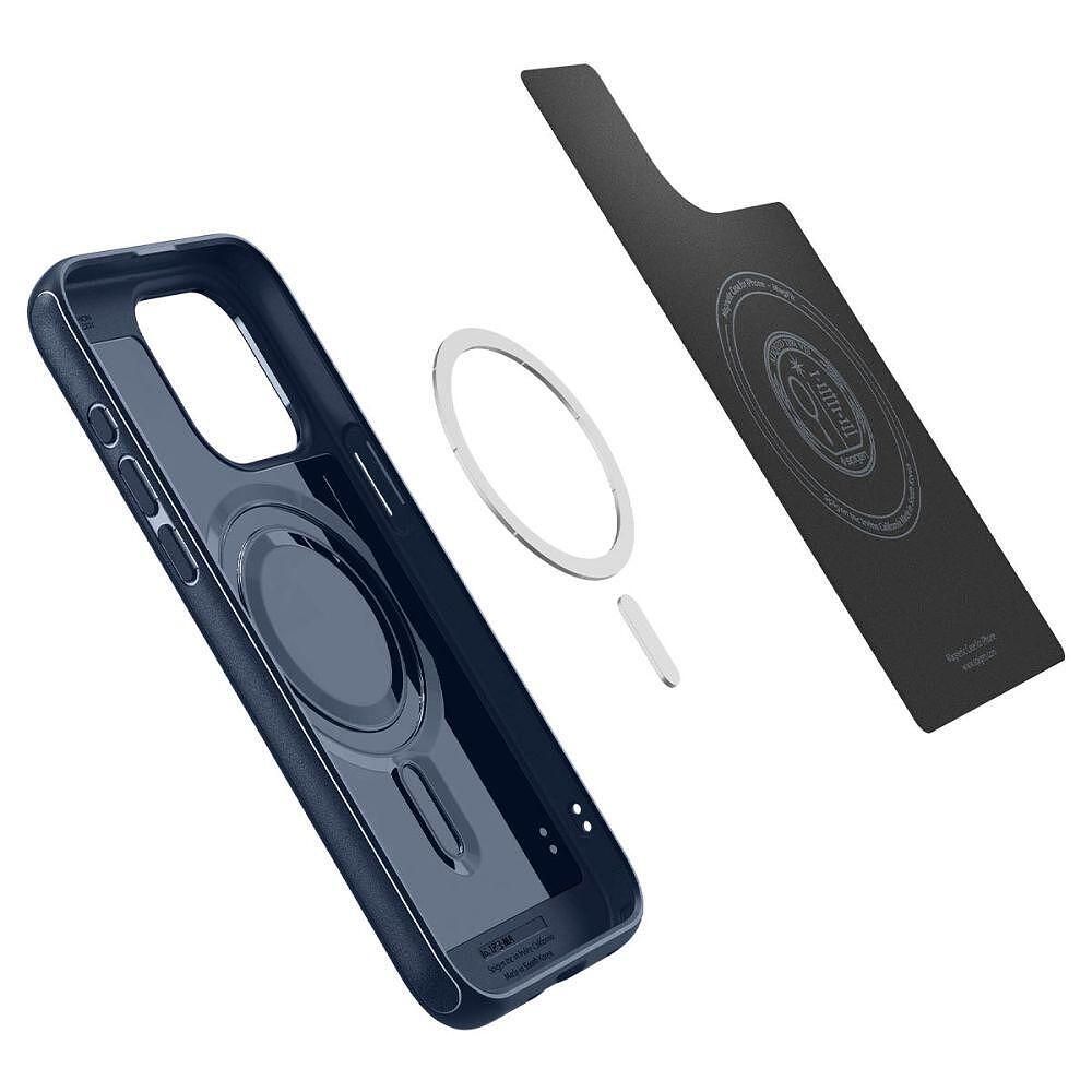 Калъф spigen mag armor magsafe за iphone 15 pro max navy blue
