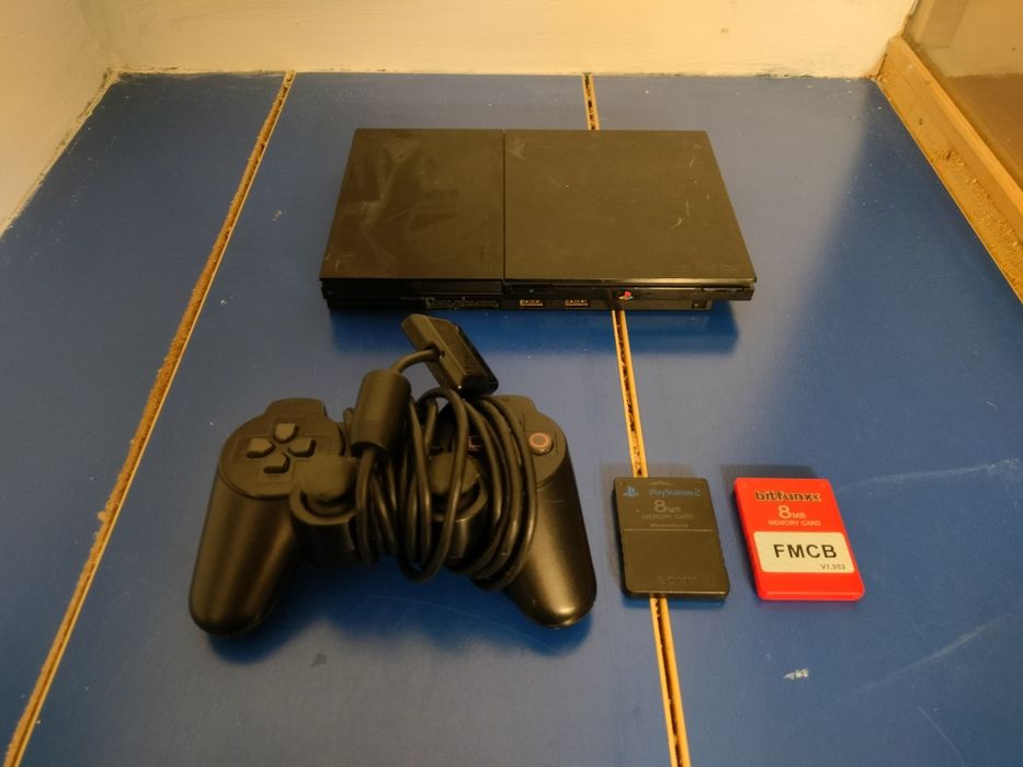 приставка PlayStation 2 slim 9000x + FreeMCBoot