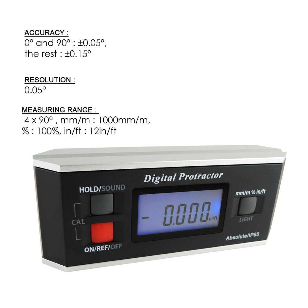 AG-82413B Цифров уред за измерване на ъгли от 0 ~ 360°