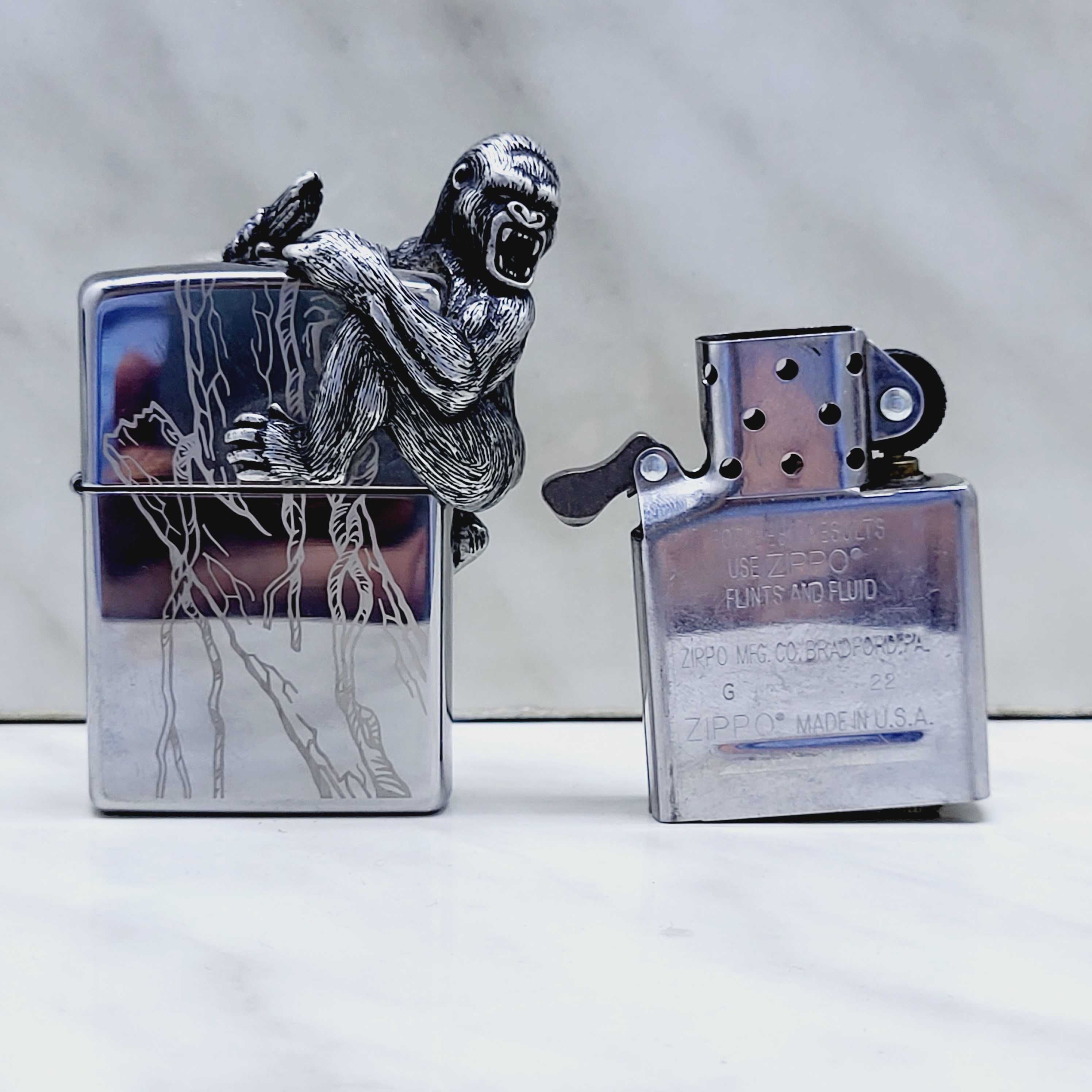 Bricheta Zippo - GORILLA LIMITED EDITION 0738/2500 3D